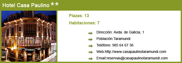 Información Hotel Casa Paulino