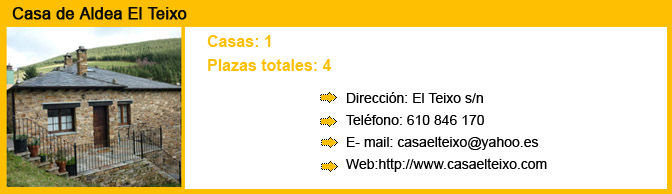 Información Casa El Teixo