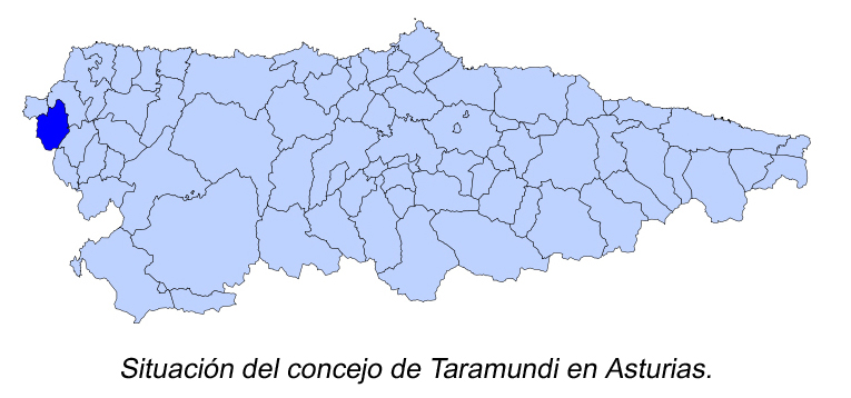 Localización municipio Taramundi