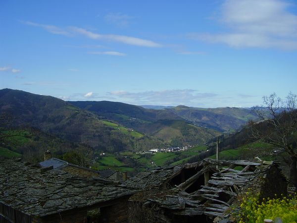 Vistas de Taramundi desde Piñeiro